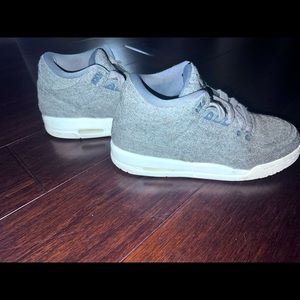 Juniors Nike Air Jordan 3 Retro Wool BG - 861427 004 - Grey Wool Trainers